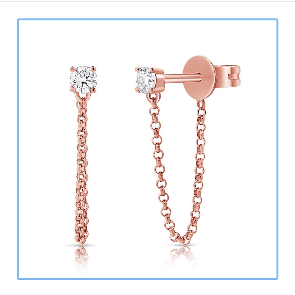 Rachie shnay Stud Chain Hang